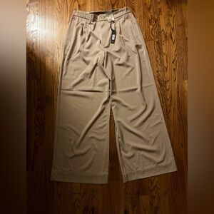 Dictionary Sable Wide Leg Trousers Size L (12–14) Stretch